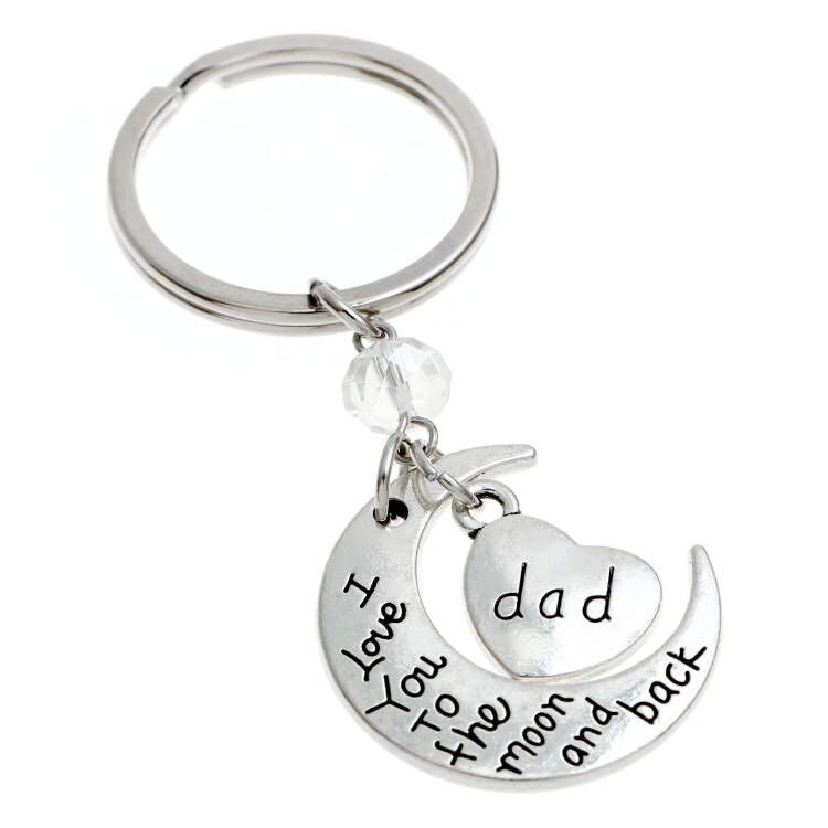 Wholesale Alphabet mom dad Mother's Day Father's Day gift Alloy Keychains